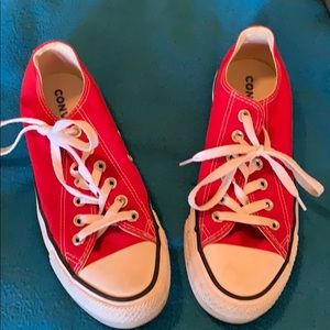 Red converse